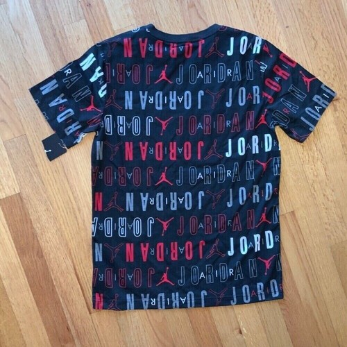 T-shirt Jordan stampa grafica Jumpman stampa all over manica corta bambino - Foto 10 di 11