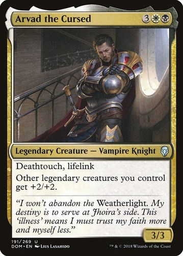 Arvad the Cursed - DOM (Dominaria) #191 MTG Magic The Gathering