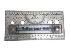 Novatec Super Liner Multipurpose Ruler Drafting Ruler with Pivot Brass in Box