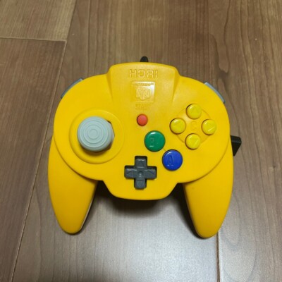 Nintendo 64 HORI PAD MINI N64 Original Officia controller Yellow