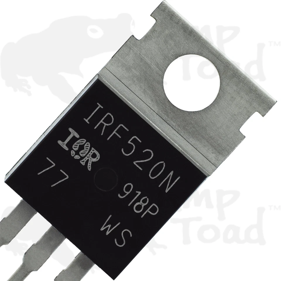 MOSFET IRF520N (9.7A 100V - Nível Lógico) (Arduino / TTL) - Imagem 4 de 4