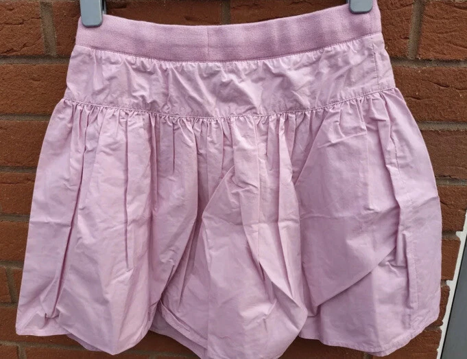 Mini Boden-sz 5/6-Appliqué-Skirt-Pink-Floral-elastic Waist - Image 3 of 4