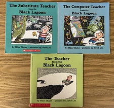 Lot Of 3 Teacher From The Black Lagoon Books By Mark Thaler 