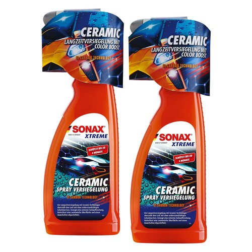Shampooing Actif Céramique Sonax Xtreme 500 Ml + Gant Microfibre - Nettoyant Entretien Revêtement Céramique Voiture