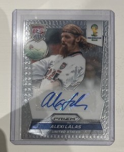 2014 Panini WORLD CUP PRIZM Alexi Lalas Signatures Autograph