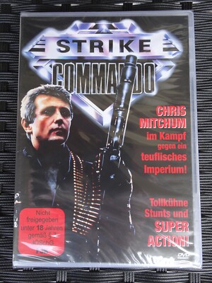 Strike Commando mit Chris Mitchum DVD, NEU, OOP, Rarität, Uncut & sehr Selten!!!