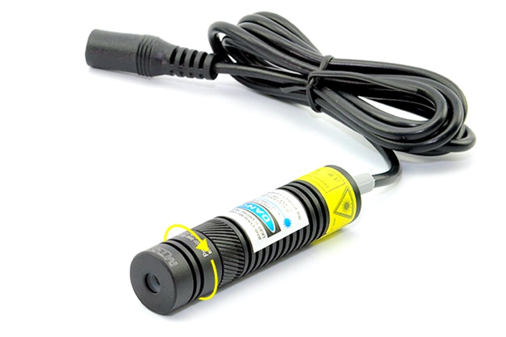 1668 405nm 100mw Violet Blue Laser Module w Focusable Dot Line