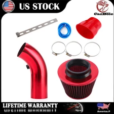 Car Cold Air Intake Filter Accessories Kit Pipe Power Flow Hose System Induction