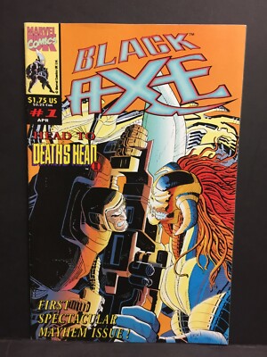 Black Axe #1 NM 1993 High Grade Marvel UK Comic Book UNREAD