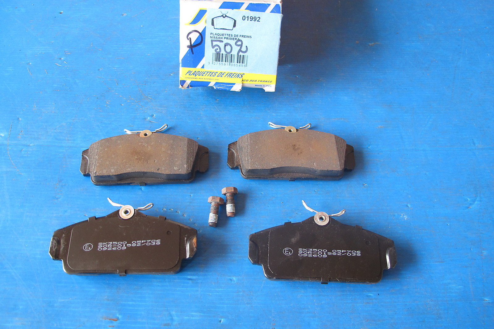 Plaquettes de freins avant JCD premium pour disques Nissan Primera