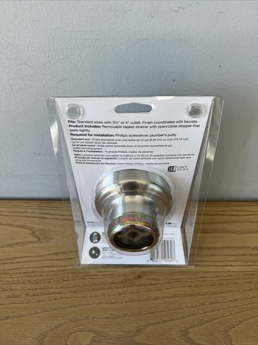 KOHLER R8799-C-VS Duostrainer 4-1/2” Sink Strainer Vibrant Stainless - Picture 2 of 2
