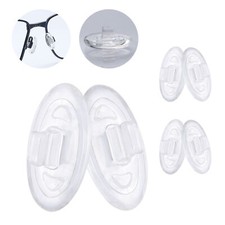 Silicone Replacement Crystal Clear Nose Piece For-Oakley Big Square Wire/ Felon