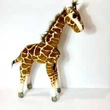 Vintage Hansa Toys 18" Plush Pose-able Giraffe Stuffed Animal 1999
