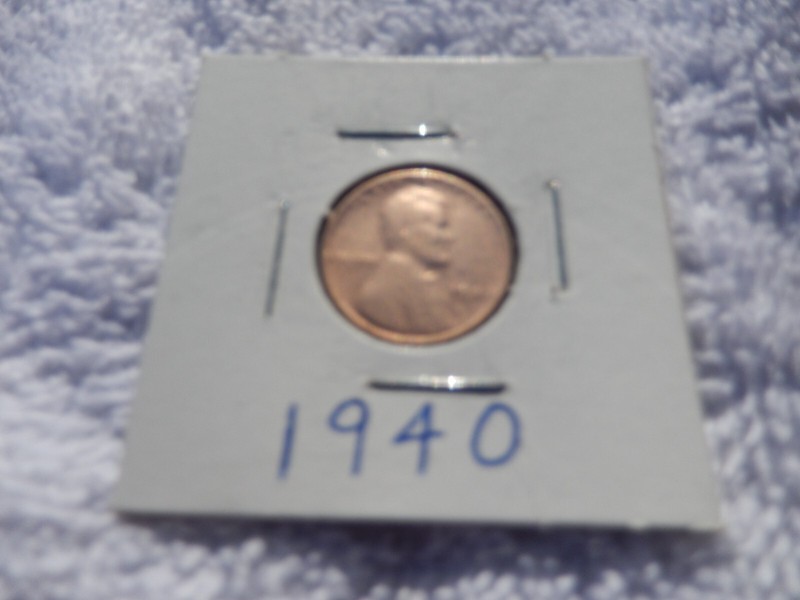 1940 Lincoln Cent Circulated - Perfect For Coin Books!