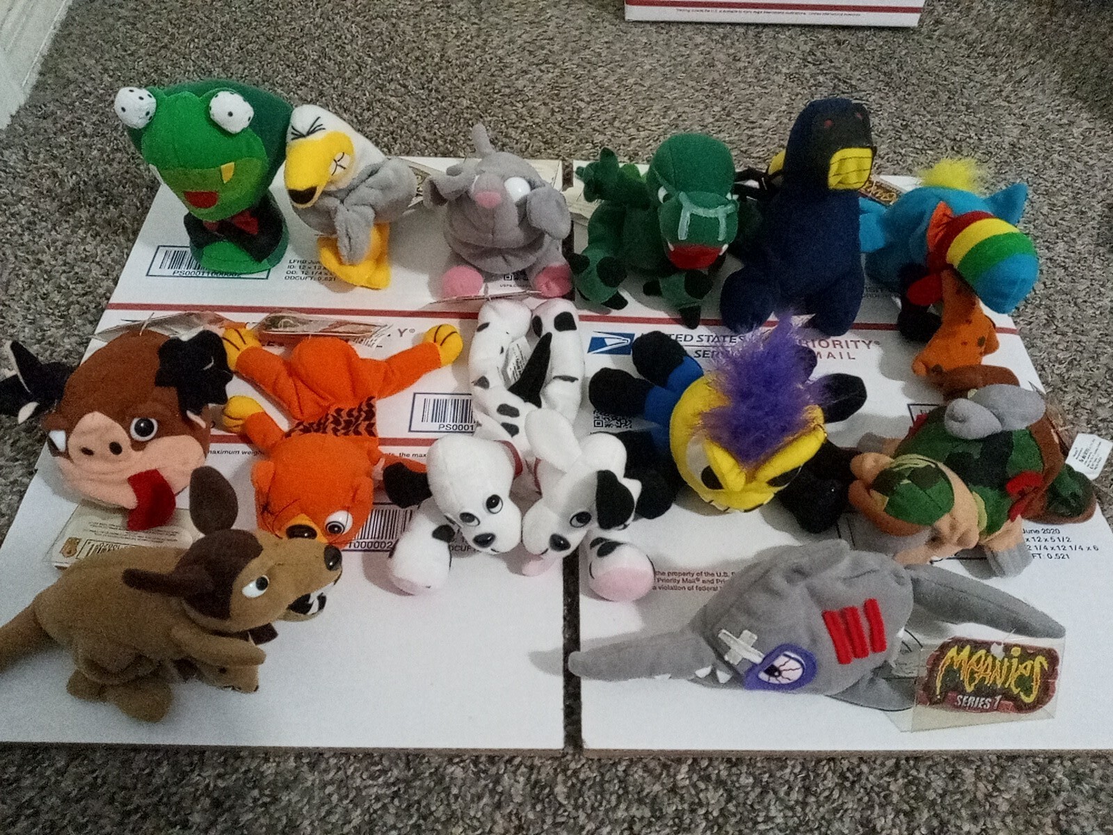 Meanie Baby meanies LOT Complete Series 1 13 Plush Toys beanie | eBay