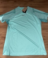 NIKE WOMENS DRI/SLIM FIT SOCCER JERSEY TOP TEAL SIZE MEDIUM NWT
