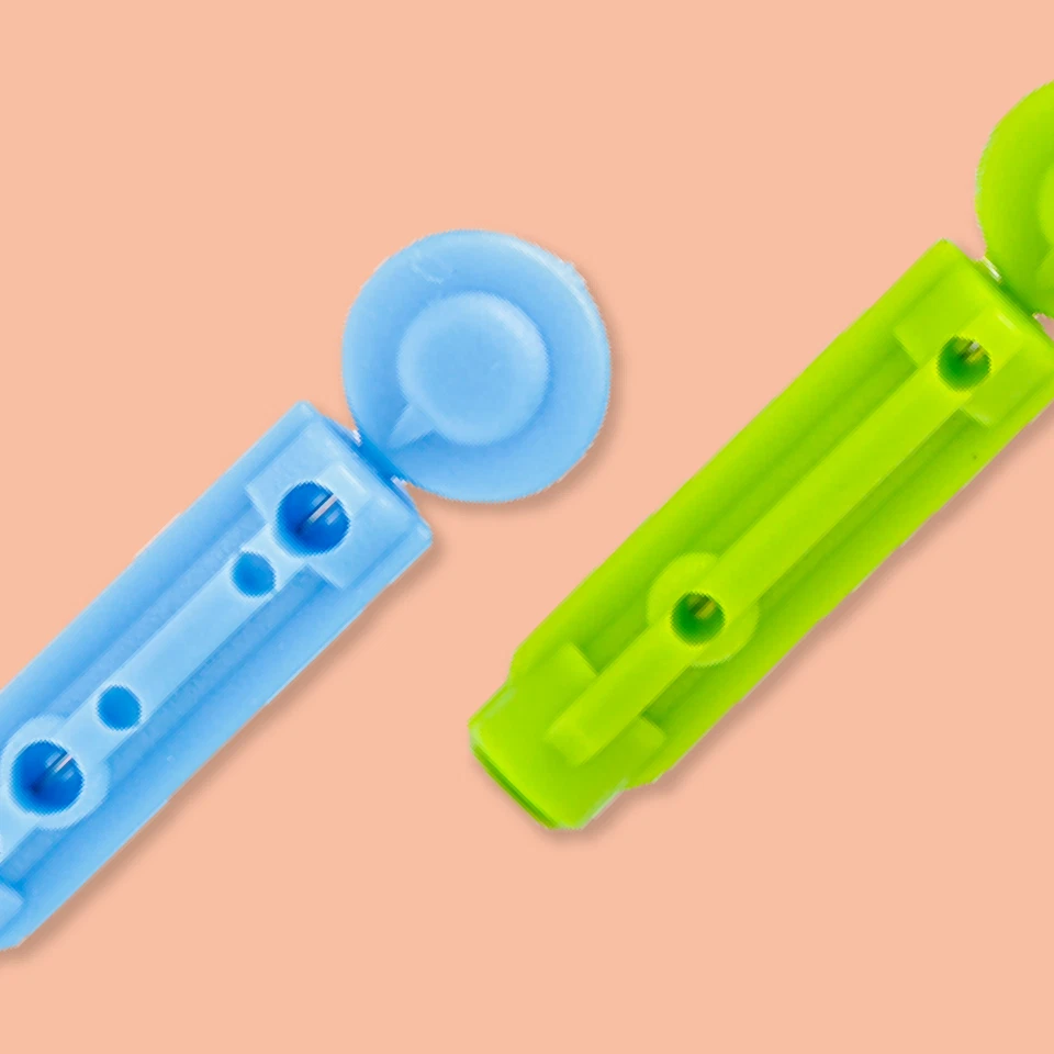 Lancetas estériles 30 g para pruebas de glucosa en sangre | Disponible en 100 paquetes de 200 400 Foto 3 de 4