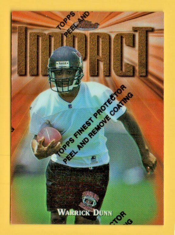 1997 Finest #270 Warrick Dunn B RC Rookie - Tampa Bay Buccaneers