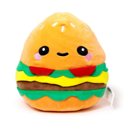 Plüsch Hamburger ''Hammy'' Foodiemals Plüschtier Kissen Deko Cheeseburger Neu  