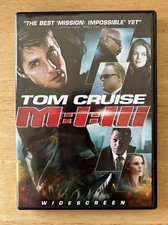 Mission Impossible III MI3 DVD Widescreen Tom Cruise