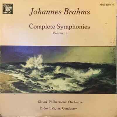 2xLP Johannes Brahms / Slovak Philharmonic Orchestra Complete Symphonies Volume