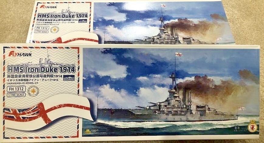 1/700 HMS Iron Duke 1914 Royal Navy Battleship * Flyhawk 1/700 HMS Iron Duke 1914 Royal Navy Battleship * Flyhawk