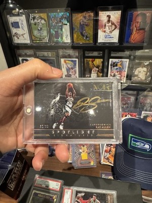 2022-23 Panini Noir Ray Allen #SSH-RAY Spotlight Signatures Auto Supersonics /99