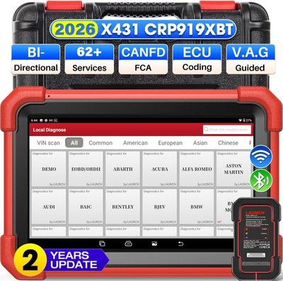 2026 Launch X431 CRP919X BT Profi KFZ OBD2 Diagnosegerät ALLE System ECU Coding