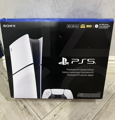 Sony PlayStation 5 Slim Digital 825GB White Console Gaming System
