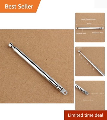 Exceptional 7-Section Telescopic Antenna for Enhanced FM/DAB Performance