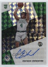 2019-20 Panini Mosaic Rookie Silver Prizm Carsen Edwards #RA-CEW Auto 5zl