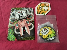 Fangamer Artist Series, Bandai Undertale Flowey Keychain Print Sticker lot Merch