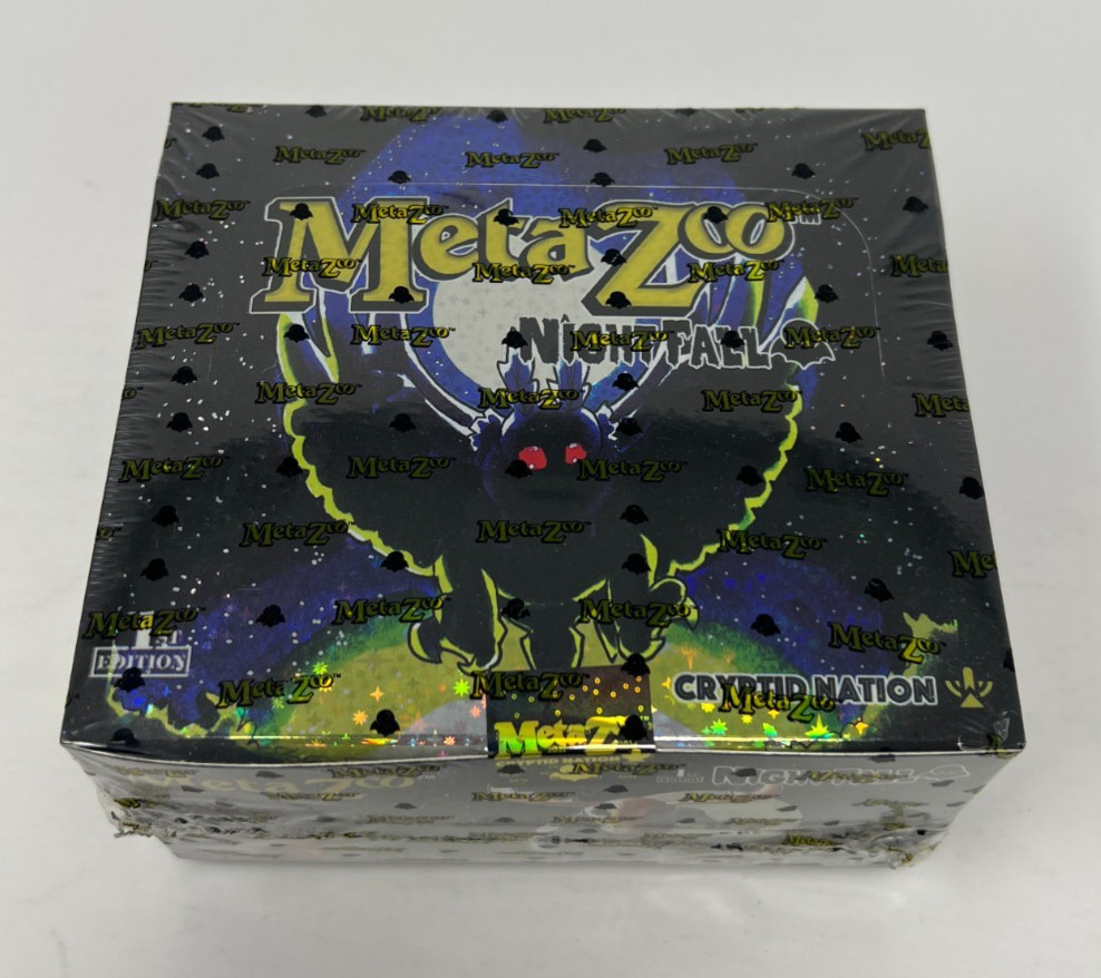 MetaZoo Nightfall 1st Edition Booster Box - Factory Sealed Cryptid Nation
