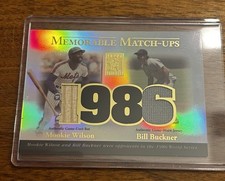 2003 Topps Tribute World Series Memorable Match-Ups 1986 Wilson Buckner /86