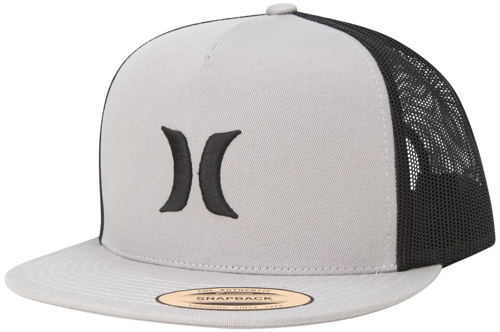 Men's Caps - Flat Brim Mesh Panel Baseball Cap Trucker Hat - Snap Back Hats f...