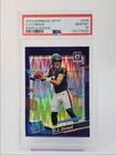 C.J. STROUD 2023 DONRUSS OPTIC RATED ROOKIE PURPLE SHOCK RC PSA 10 Q0004