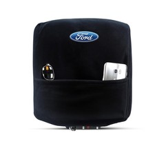 Seat Armour Black Console Cover   Ford Logo, Custom Fit, 1 Pack KAFEXPT10-16 