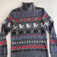 Love Moschino Damen Pullover Weihnachten Them...