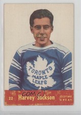 1955-56 Parkhurst Busher Jackson Harvey Jackson #22 HOF 16ez