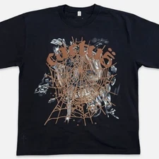 New Apparel Travis Scott Cactus Jack x Sp5der Airbrush Tee reptint T-Shirt Gift