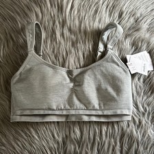 Auden Nursing  Pumping Bra Womens Size Small Gray Wireless Hands Free Smooth