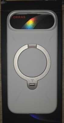 TORRAS Q3 Silicone 360 magnetic Spin case iPhone 17 Air 6.6'' light  Ivory.