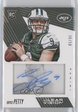 2015 Panini Clear Vision Rookie Signatures 38/50 Bryce Petty #RCS-BP Auto 1u0