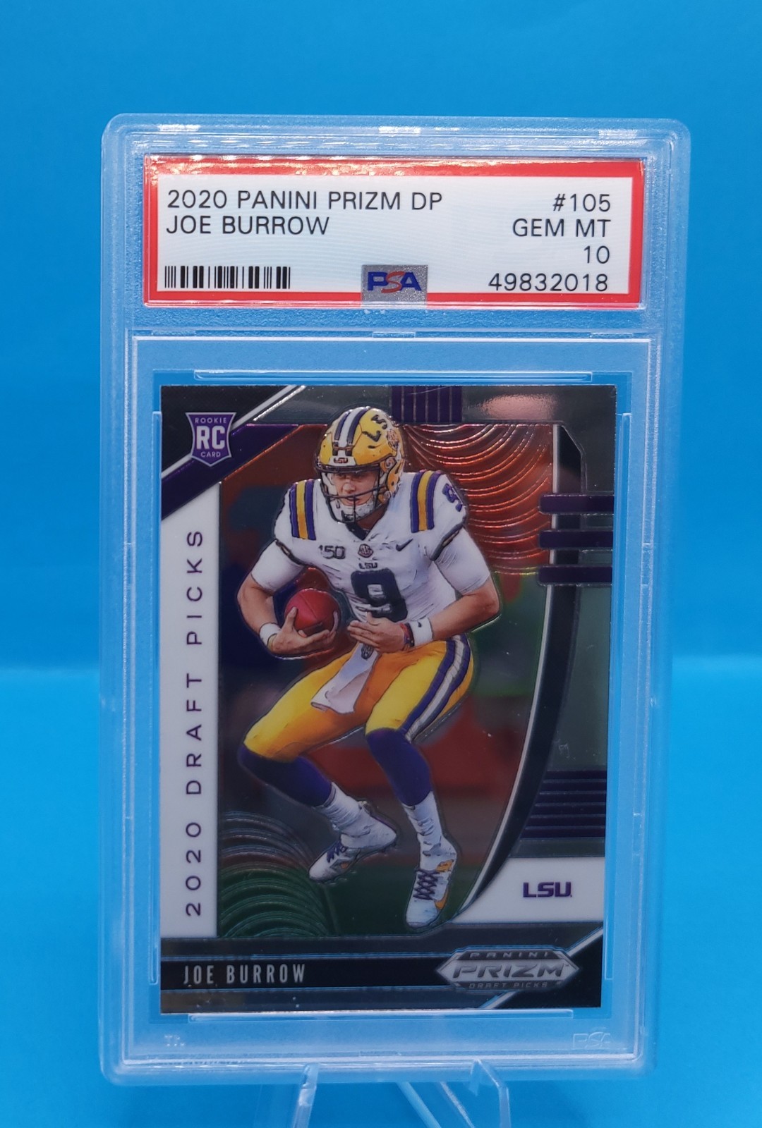 Joe Burrow Panini Prizm Draft Picks #105 Base