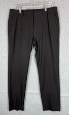 AXIS Pants Mens 36x29 Black Slim Fit Dress Slacks Modern Formal Trousers Work