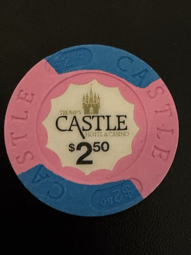 $2.50 Trump Castle Atlantic City Casino Chip