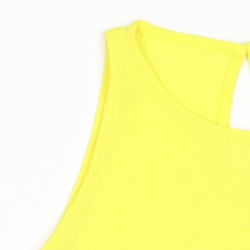 Gelbes ärmelloses Tanktop von Mango für Damen - Größe M - Bild 6 von 12