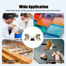 Dental Lab High Speed Polisher Polishing Lathe Machine Bench Buffing Grinder