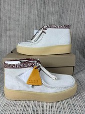 Clarks Wallabee Cup Boot Mens Beige Suede Lace Up Chukkas Boots 26167977