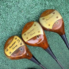MacGregor Tourney Wood Set 1 2 3 Steel Shaft Vintage Byron Nelson Tommy Armour